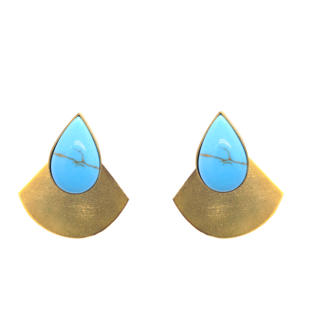 Kuda Plane Teardrop Earrings