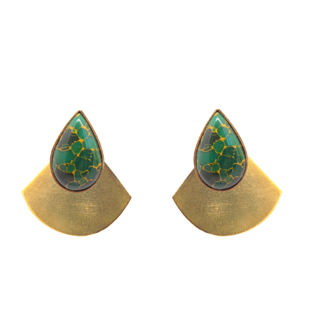 Kuda Plane Teardrop Earrings