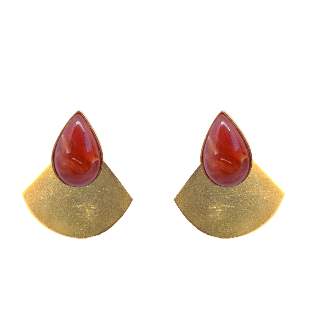Kuda Plane Teardrop Earrings
