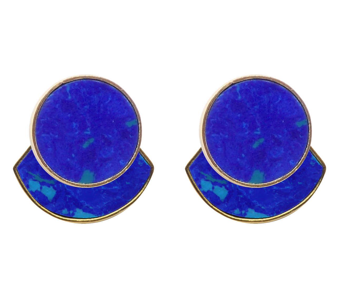 KUDA Damasco Earrings / Azurite