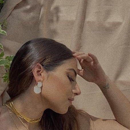 Plato Earrings / Mother Pearl