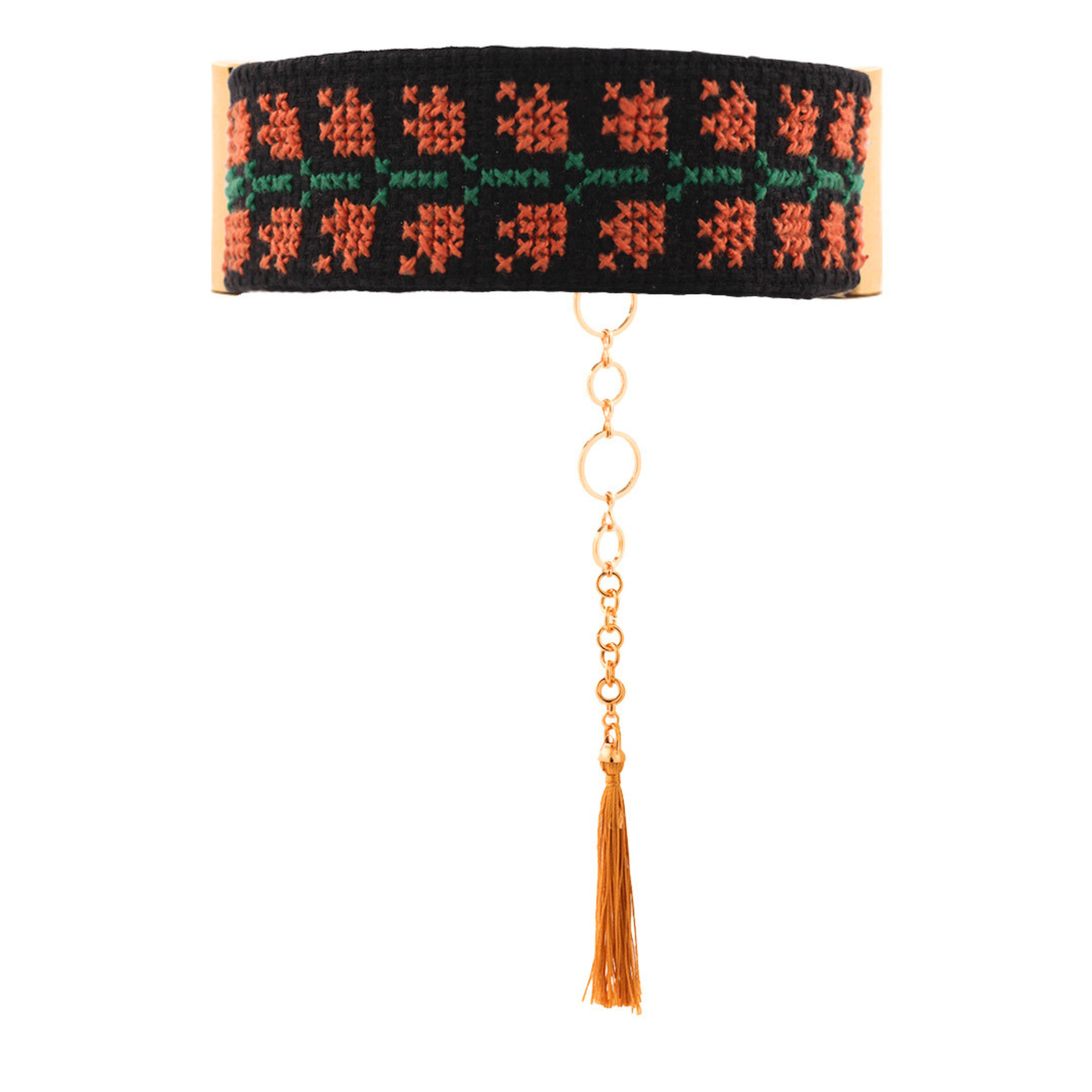 Gargantilla orange Qarnabeet