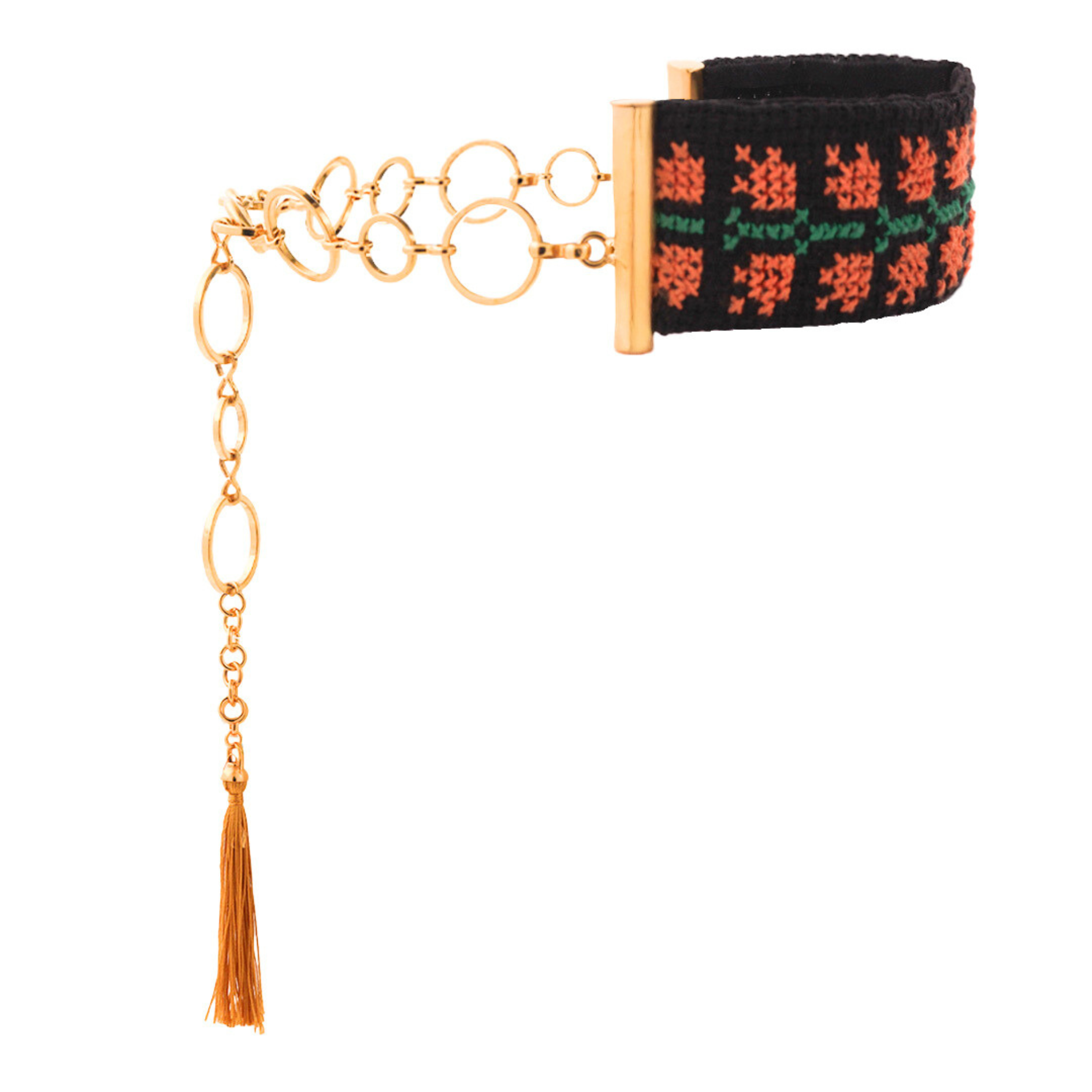 Gargantilla orange Qarnabeet