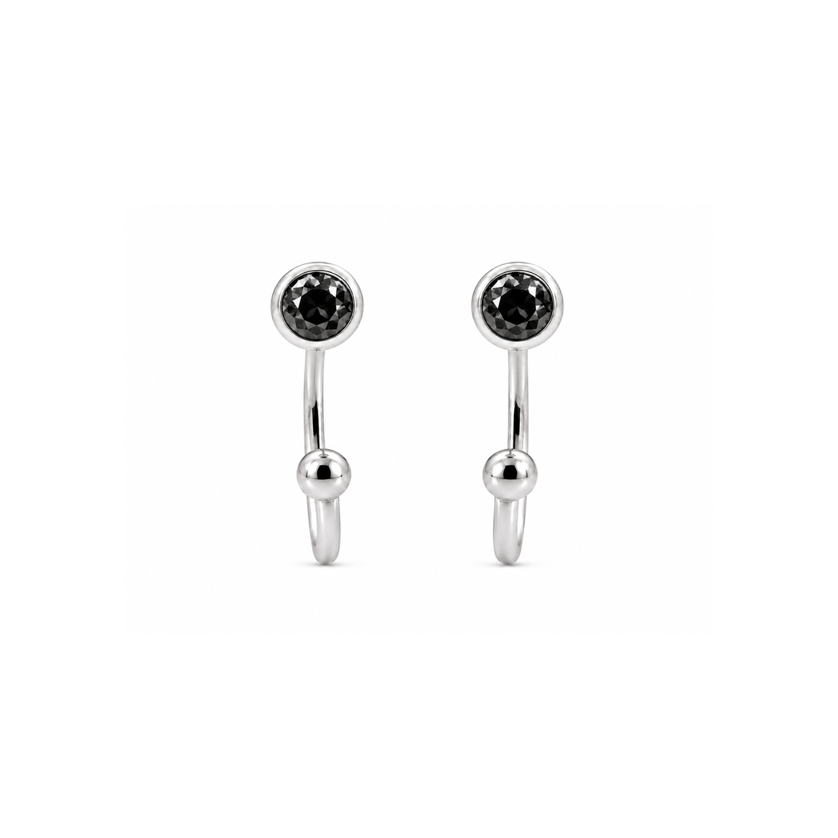 Aretes Diamante Negro