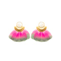 Kukulkán Pink Earrings / Mother Pearl