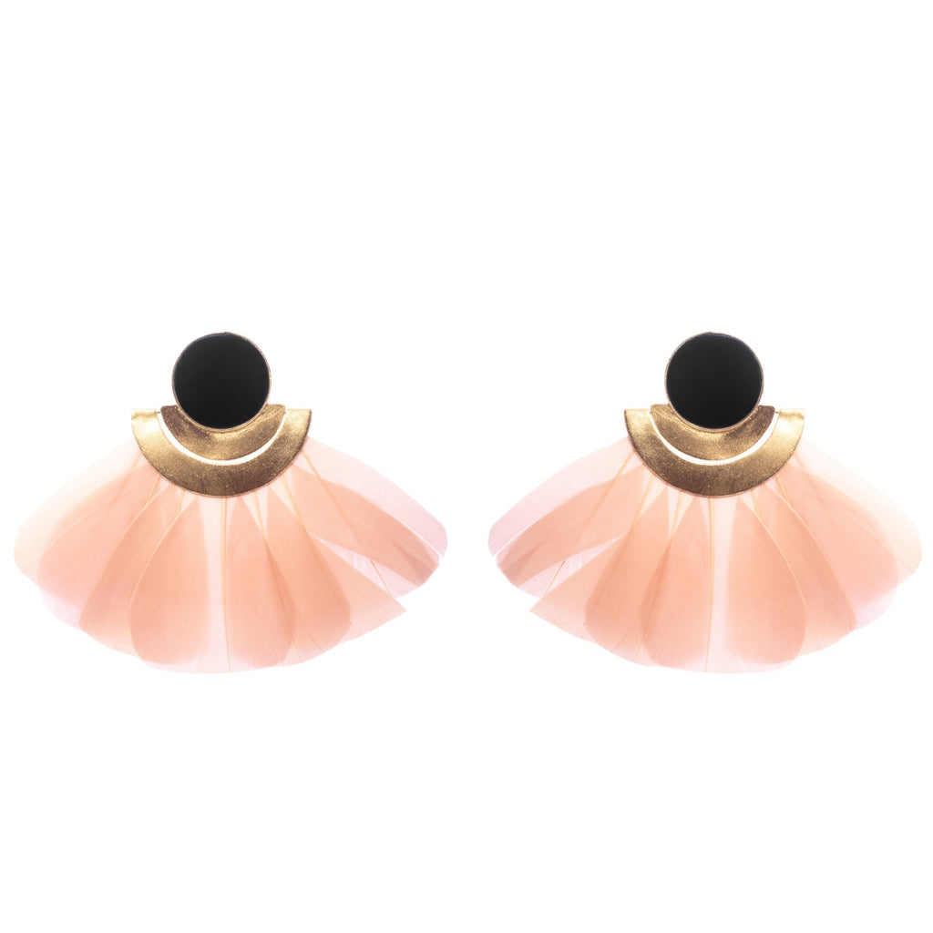 Aretes Kukulkán / Beige