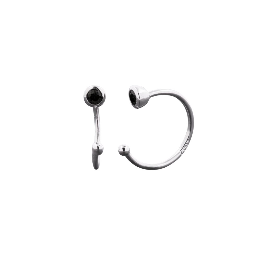 Aretes Diamante Negro