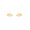 Aretes Pescadito 18k