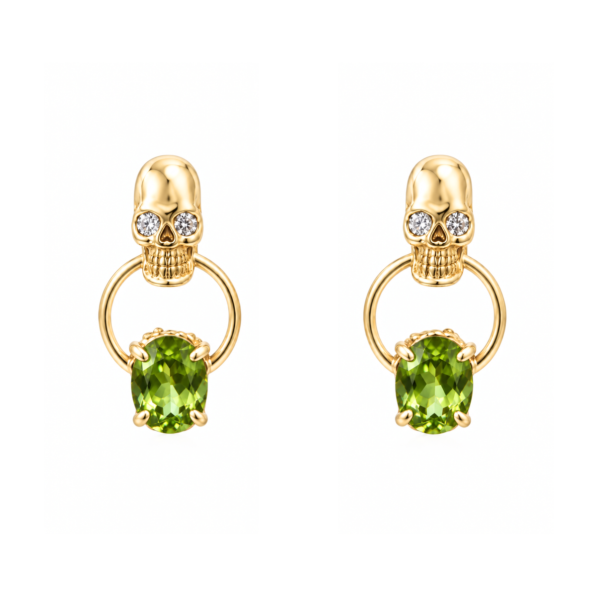 Aretes Dalam - Peridot