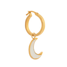 Cargar imagen en el visor de la galería, MOON O.M.L. EARRINGS / MOTHER PEARL