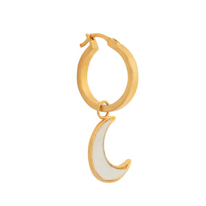 MOON O.M.L. EARRINGS / MOTHER PEARL