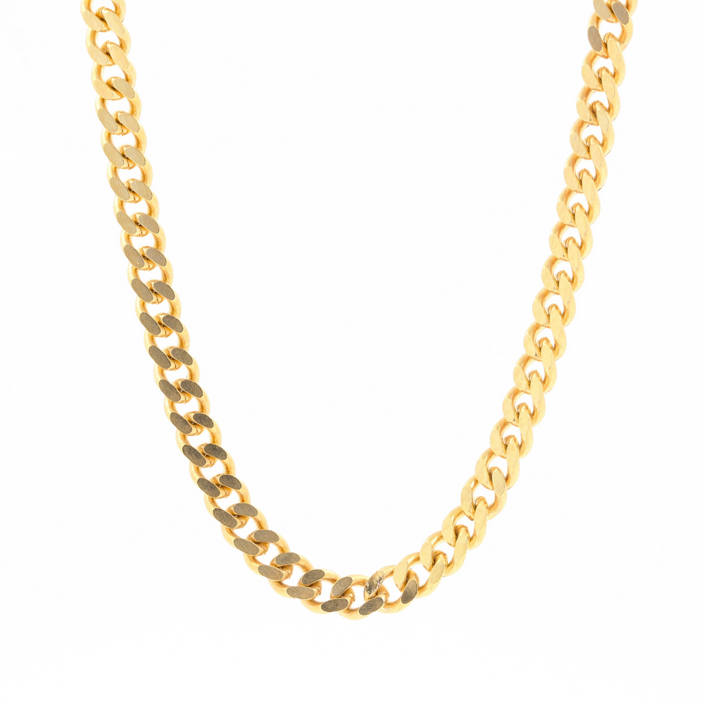 Collar cadena cubana