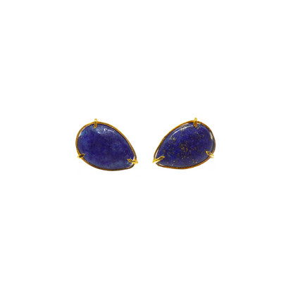 Shams Earrings / lapis lazuli