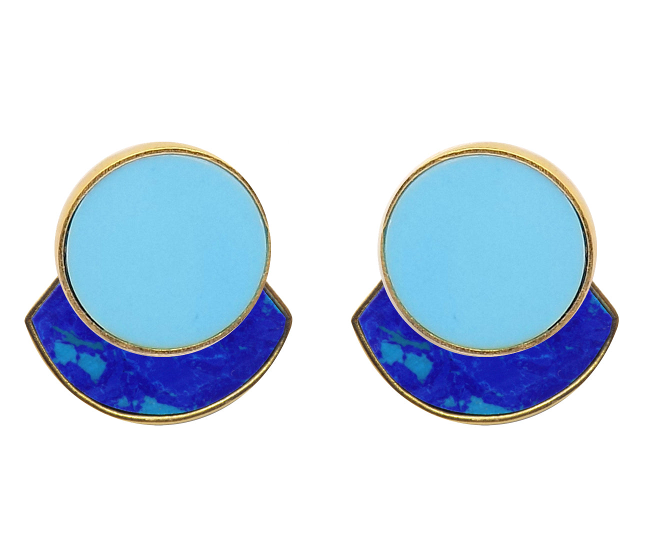KUDA Damasco Earrings / Turquoise
