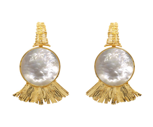 Round Ray Earrings